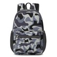 thumbnail image 1 of 17 Inch Lightweight Backpack,PVC Waterproof Oxford Fabric, Ergonomically Designed, with Large Capacity, Camouflage Print, 1 of 5