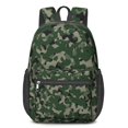 thumbnail image 1 of 17 Inch Lightweight Backpack,PVC Waterproof Oxford Fabric, Ergonomically Designed, with Large Capacity, Camouflage Print, 1 of 5