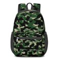 thumbnail image 1 of 17 Inch Lightweight Backpack,PVC Waterproof Oxford Fabric, Ergonomically Designed, with Large Capacity, Camouflage Print, 1 of 5