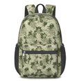 thumbnail image 1 of 17 Inch Lightweight Backpack,PVC Waterproof Oxford Fabric, Ergonomically Designed, with Large Capacity, Camouflage Print, 1 of 5