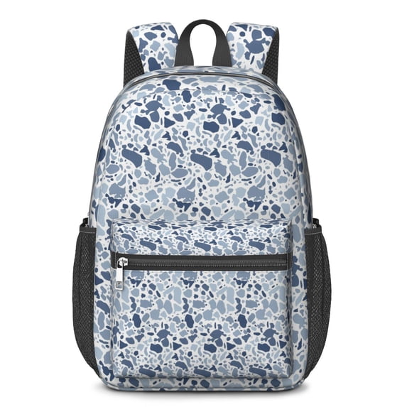 17 Inch Lightweight Backpack,PVC Waterproof Oxford Fabric, Ergonomically Designed, with Large Capacity, Camouflage Print