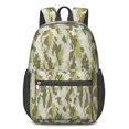 thumbnail image 1 of 17 Inch Lightweight Backpack,PVC Waterproof Oxford Fabric, Ergonomically Designed, with Large Capacity, Camouflage Print, 1 of 5