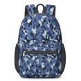thumbnail image 1 of 17 Inch Lightweight Backpack,PVC Waterproof Oxford Fabric, Ergonomically Designed, with Large Capacity, Camouflage Print, 1 of 5