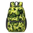 thumbnail image 1 of 17 Inch Lightweight Backpack,PVC Waterproof Oxford Fabric, Ergonomically Designed, with Large Capacity, Camouflage Print, 1 of 5