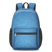 17 Inch Lightweight Backpack,PVC Waterproof Oxford Fabric, Ergonomically Designed, with Large Capacity, Denim Cowboy Jean Style