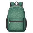 thumbnail image 1 of 17 Inch Lightweight Backpack,PVC Waterproof Oxford Fabric, Ergonomically Designed, with Large Capacity, Denim Cowboy Jean Style, 1 of 5