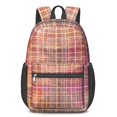 thumbnail image 1 of 17 Inch Lightweight Backpack,PVC Waterproof Oxford Fabric, Ergonomically Designed, with Large Capacity, Denim Cowboy Jean Style, 1 of 5
