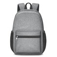 thumbnail image 1 of 17 Inch Lightweight Backpack,PVC Waterproof Oxford Fabric, Ergonomically Designed, with Large Capacity, Denim Cowboy Jean Style, 1 of 5