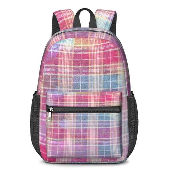 17 Inch Lightweight Backpack,PVC Waterproof Oxford Fabric, Ergonomically Designed, with Large Capacity, Denim Cowboy Jean Style