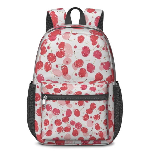17 Inch Lightweight Backpack,PVC Waterproof Oxford Fabric, Ergonomically Designed, with Large Capacity, Floral Flowers Print