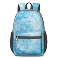 thumbnail image 1 of 17 Inch Lightweight Backpack,PVC Waterproof Oxford Fabric, Ergonomically Designed, with Large Capacity, Frozen Aesthetic Pattern, 1 of 5