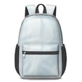 thumbnail image 1 of 17 Inch Lightweight Backpack,PVC Waterproof Oxford Fabric, Ergonomically Designed, with Large Capacity, Frozen Aesthetic Pattern, 1 of 5