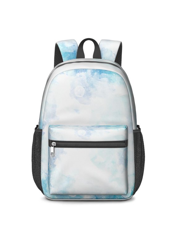 17 Inch Lightweight Backpack,PVC Waterproof Oxford Fabric, Ergonomically Designed, with Large Capacity, Frozen Aesthetic Pattern