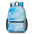 thumbnail image 1 of 17 Inch Lightweight Backpack,PVC Waterproof Oxford Fabric, Ergonomically Designed, with Large Capacity, Frozen Aesthetic Pattern, 1 of 5