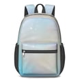 thumbnail image 1 of 17 Inch Lightweight Backpack,PVC Waterproof Oxford Fabric, Ergonomically Designed, with Large Capacity, Frozen Aesthetic Pattern, 1 of 5