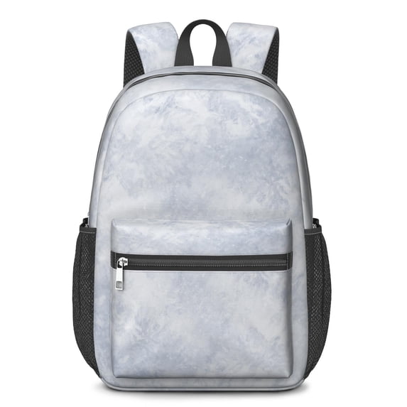 17 Inch Lightweight Backpack,PVC Waterproof Oxford Fabric, Ergonomically Designed, with Large Capacity, Frozen Aesthetic Pattern