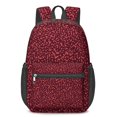 thumbnail image 1 of 17 Inch Lightweight Backpack,PVC Waterproof Oxford Fabric, Ergonomically Designed, with Large Capacity, Leopard Animal Pattern, 1 of 5