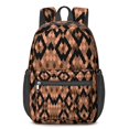 thumbnail image 1 of 17 Inch Lightweight Backpack,PVC Waterproof Oxford Fabric, Ergonomically Designed, with Large Capacity, Leopard Animal Pattern, 1 of 4