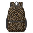 thumbnail image 1 of 17 Inch Lightweight Backpack,PVC Waterproof Oxford Fabric, Ergonomically Designed, with Large Capacity, Leopard Animal Print, 1 of 5