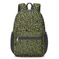 thumbnail image 1 of 17 Inch Lightweight Backpack,PVC Waterproof Oxford Fabric, Ergonomically Designed, with Large Capacity, Leopard Animal Print, 1 of 5