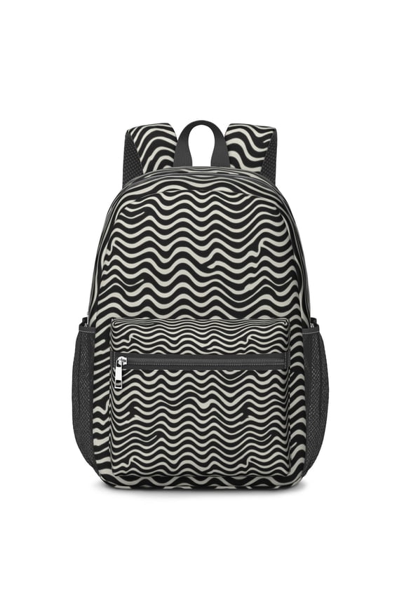 17 Inch Lightweight Backpack,PVC Waterproof Oxford Fabric, Ergonomically Designed, with Large Capacity, Leopard Animal Print