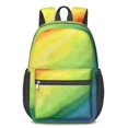 thumbnail image 1 of 17 Inch Lightweight Backpack,PVC Waterproof Oxford Fabric, Ergonomically Designed, with Large Capacity, Vibrant Rainbow Print, 1 of 5