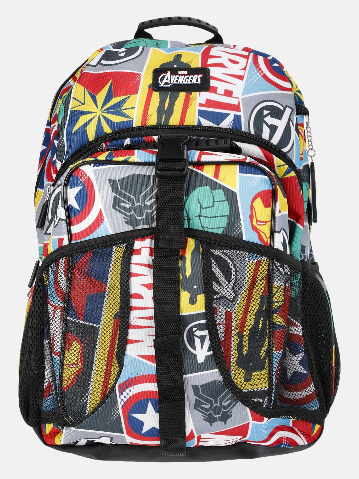 Marvel Avengers Boys 17" Modern Backpack Set, Multicolor