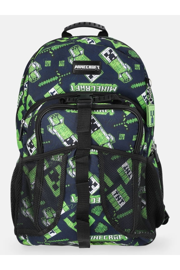 Boys 17" Modern Backpack Set, Black