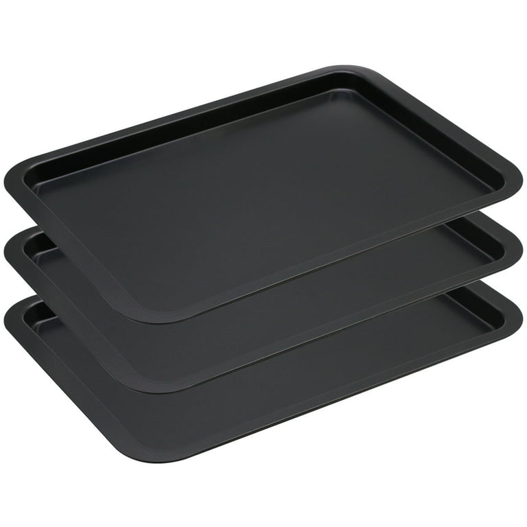 17-Inch Nonstick Baking Sheets & Cookie Trays for Oven, 3-Pack