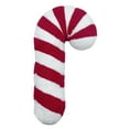 thumbnail image 1 of 17-Inch Plush Candy Cane Pillow Red White Christmas Decoration Soft Short Plush PP Cotton For Bedroom Sofa Living Room Holiday Gift - 1pc, 1 of 3
