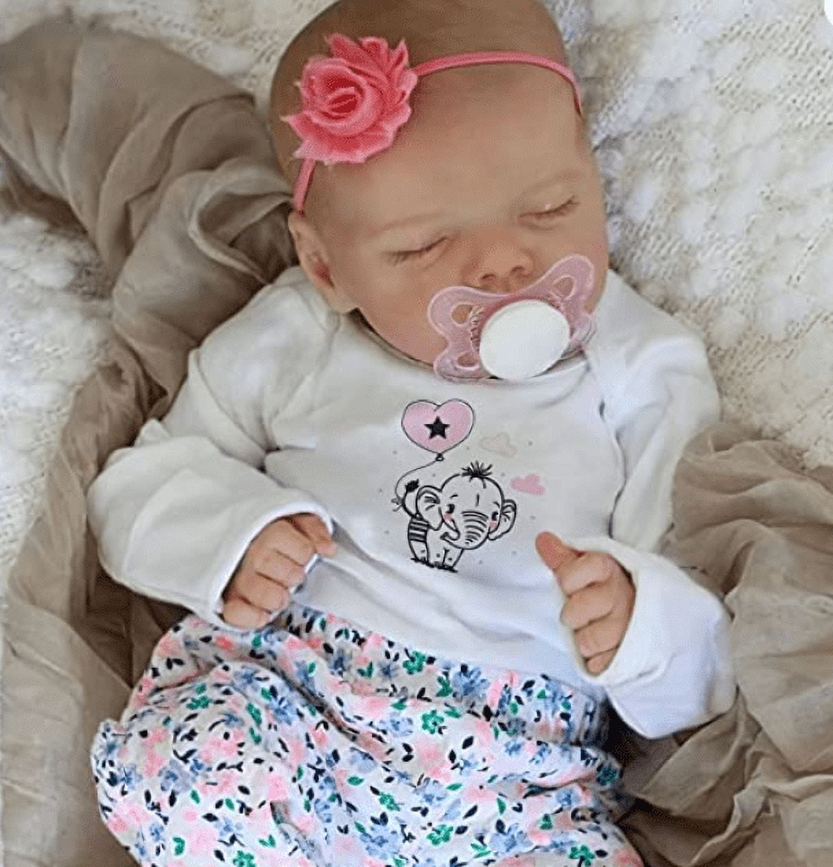 BABESIDE 17 Inch Reborn Baby Dolls Newborn Baby Dolls Girl Soft Body with Accessories Gift Box