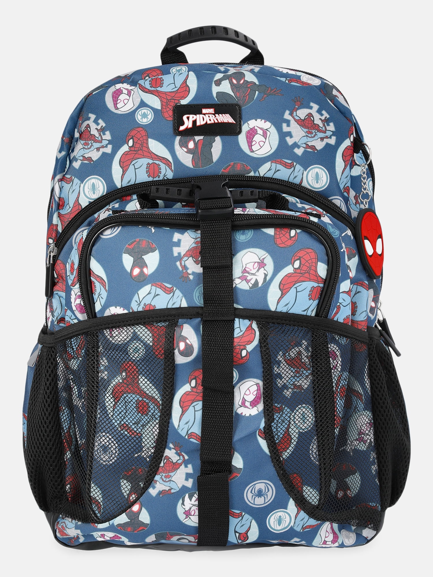 Marvel Spider-Man Boys 17" Modern Backpack Set, Blue