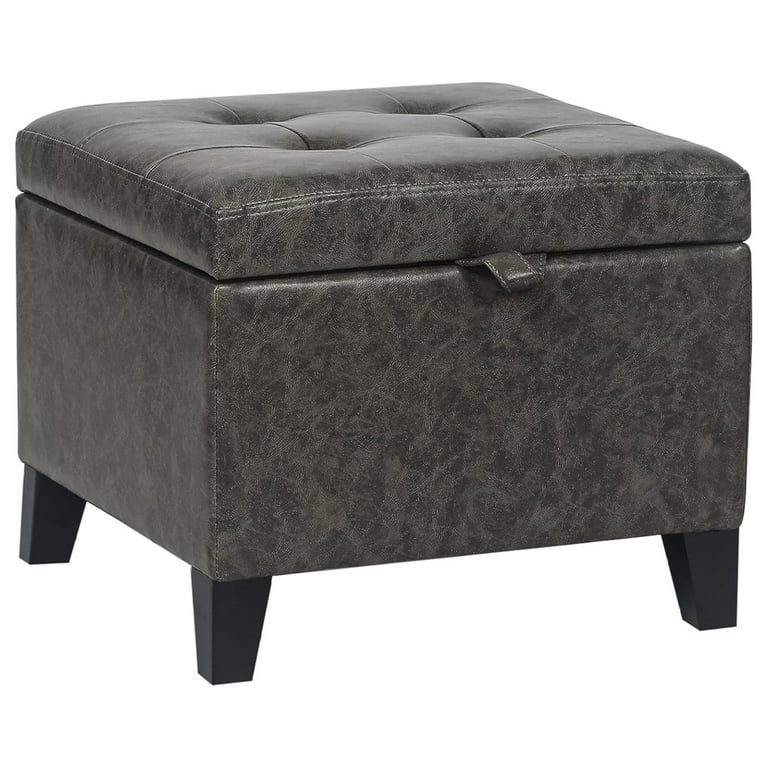 Small footstool grey discount