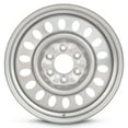 thumbnail image 1 of 17 Inch Steel Wheel for 2005-2008 Saab 9-7x Painted Silver Rim- New OEM Replacement, 1 of 9