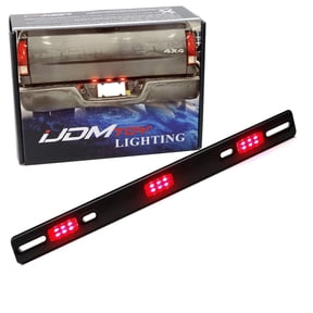 17-Inch Universal Fit Red Lens 18-LED Truck Rear Tailgate or Trailer ID Light Bar For F150 F250 F350 RAM Silverado Sierra 1500 2500 3500, etc