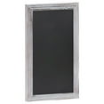 thumbnail image 1 of 17 Inch Wall Hanging Magnetic Chalkboard, Pine Wood Frame, Whitewashed, 1 of 4