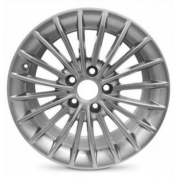 17 Inch Wheel for 2012-2018 BMW 320i 5 Lug Silver Aluminum Rim
