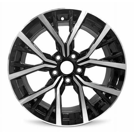 17 Inch Wheel for 2018-2021 Volkswagen Tiguan 5 Lug Black Aluminum Rim