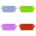 thumbnail image 1 of Rectangular Window Box Planter 17 Inches - Flower & Vegetable Planters with Saucer - Outdoor Indoor Garden Box for Windowsill, Railing, Patio, Yard - Includes Drainage Holes, 1 of 5