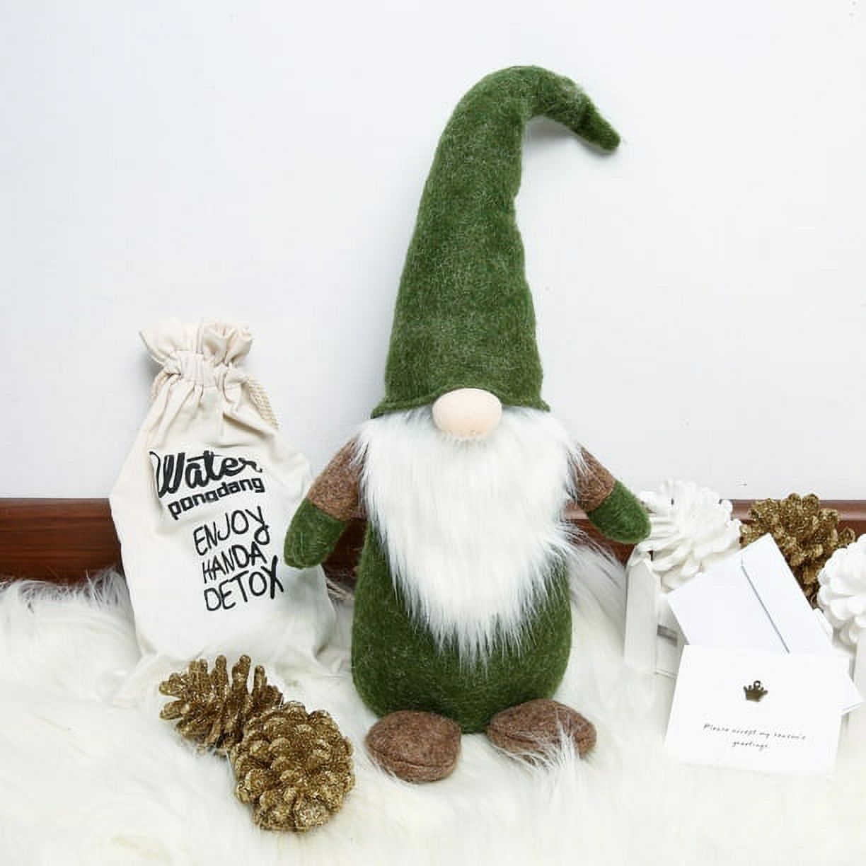 17 Inches Christmas Gnome Decoration Swedish Xmas Santa Collectible Figurines - image 1 of 5