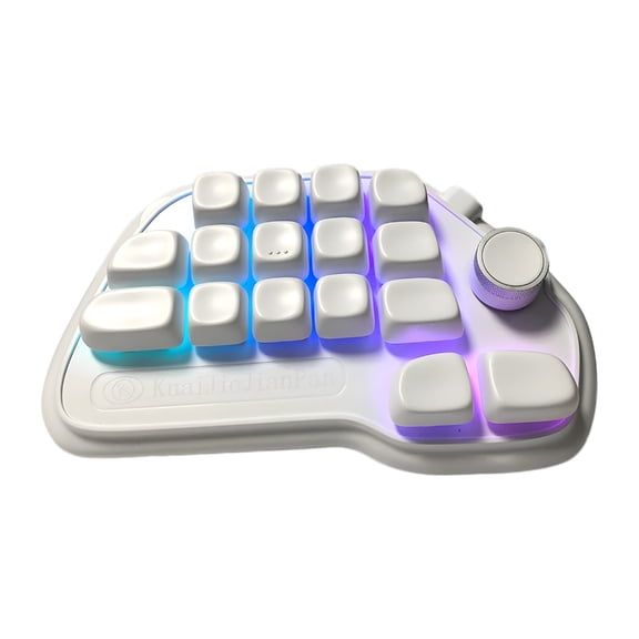 17 Key Mechanical Numpad with Smooth Linear Switches for Office and Home Use