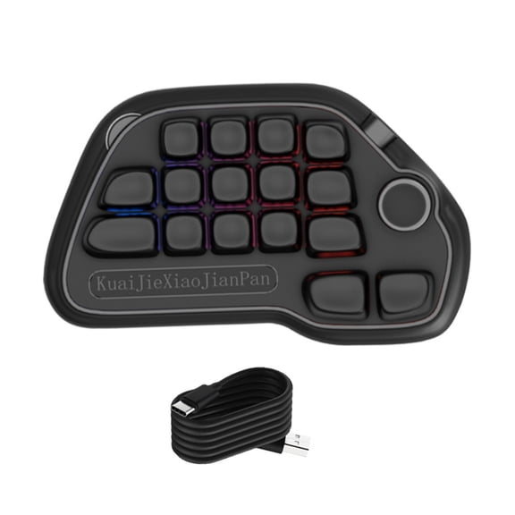 17 Key Mechanical Numpad with Smooth Linear Switches for Office and Home Use