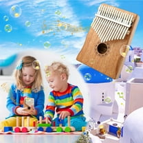Mini Thumb Piano, 17-Key Kalimba, Portable Musical Instrument, Acrylic Marimba, Includes Tuning Hammer, Great Gift For Beginners And Pros