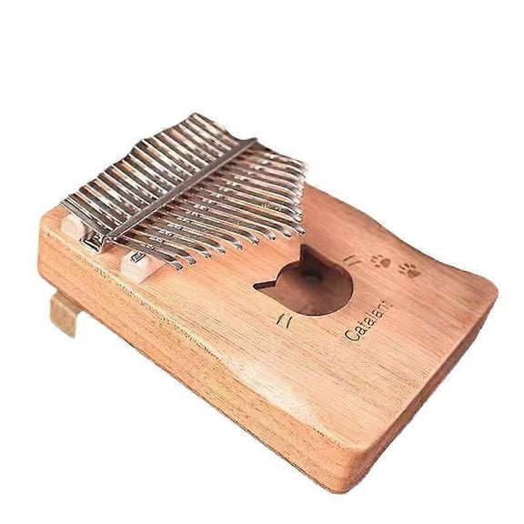 17 Keys Mahogany Marimba Instrument Thumb Piano Portable Mbira Sanza Finger Piano With Learning Instructions Tuning Hammer Dielianhua
