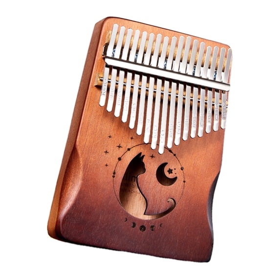 17 Keys Thumb Piano with Tuning Kalimba Musical Instruments, Finger ...