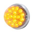 thumbnail image 1 of 17 LED Dual Function Low Profile Watermelon Light. Amber LED W/Clear Lens, 1 of 3