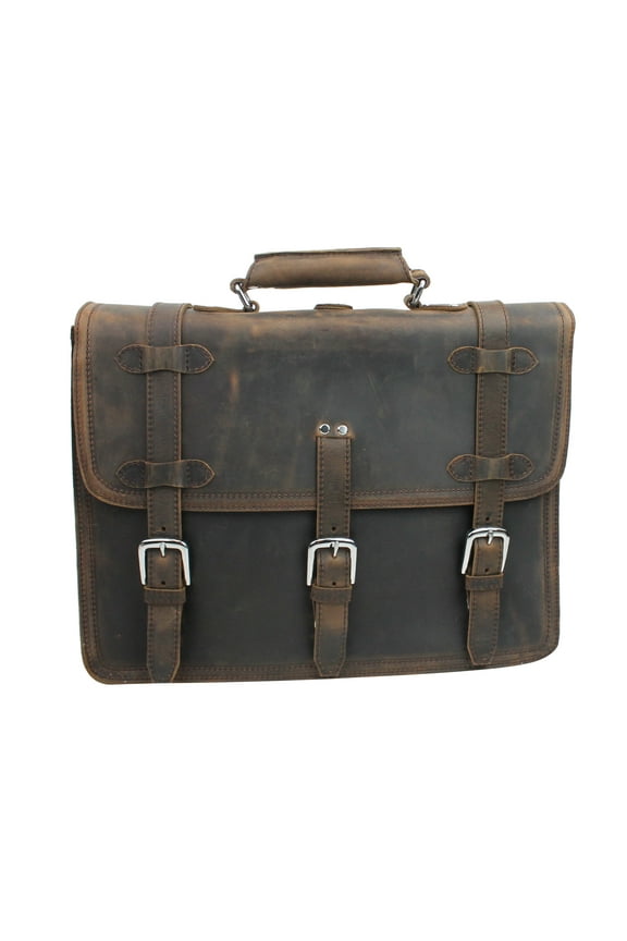 17 MacBook Pro Bag - 18 Full Leather Briefcase Backpack LB06.DB