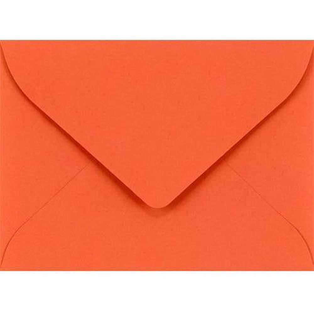 17 Mini Envelopes (2 11/16 x 3 11/16) - Tangerine (50 Qty