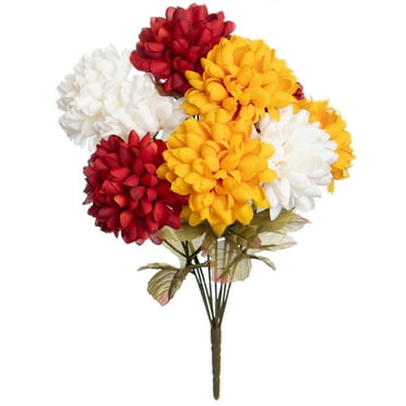 17" Mum Water Resistant Bush by Ashland® - Fall Floral for Crafts and Home Decor