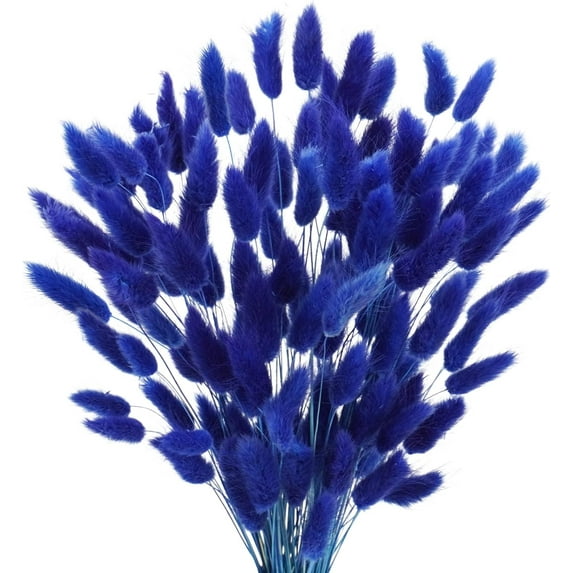 17’’ Natural Bunny Tails Dried Flowers, 50 Pcs Dried Lagurus Ovatus, Dried Pink Pampas Grass Decor for Farmhouse Flower Arrangements Wedding Home Boho Party Decorations